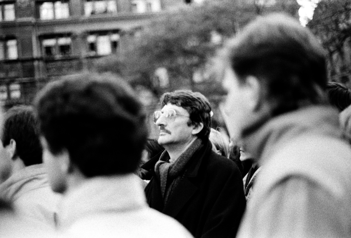 Andrej Zeman, Demonštrácia na Námestí SNP v Bratislave, 1989. Súkromný majetok